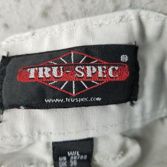Tru-Spec Cargo Pants Mens 36x32 Gray Ripstop Tactical Workwear Pockets Utility - Picture 14 of 16